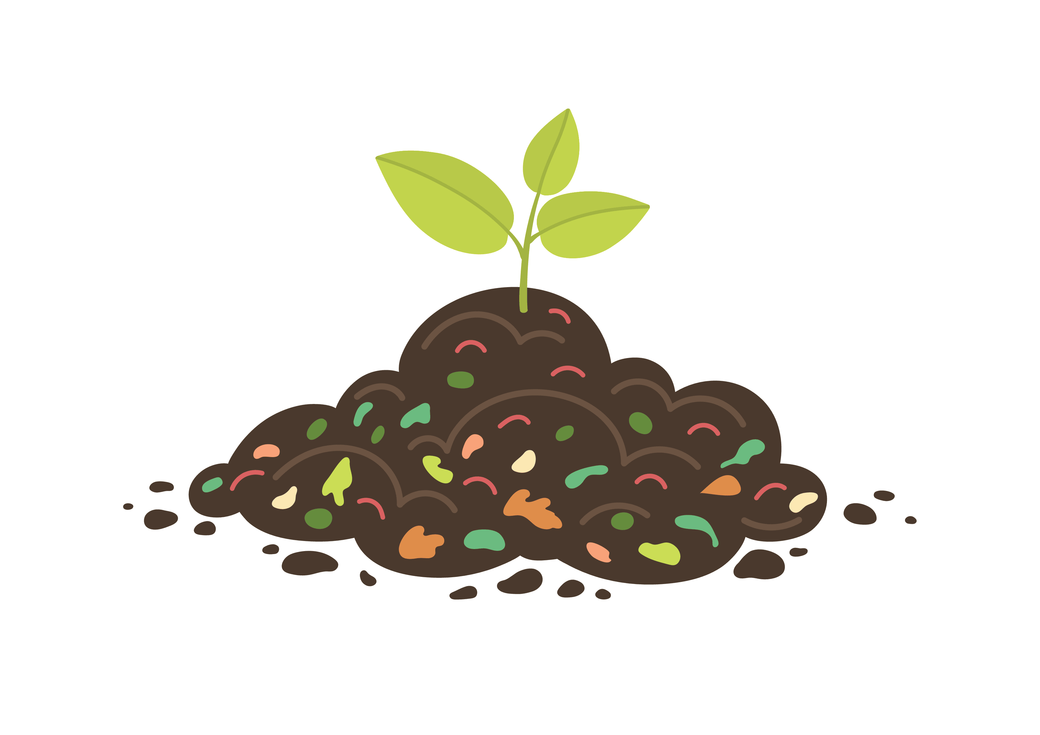 dessin d'un compost